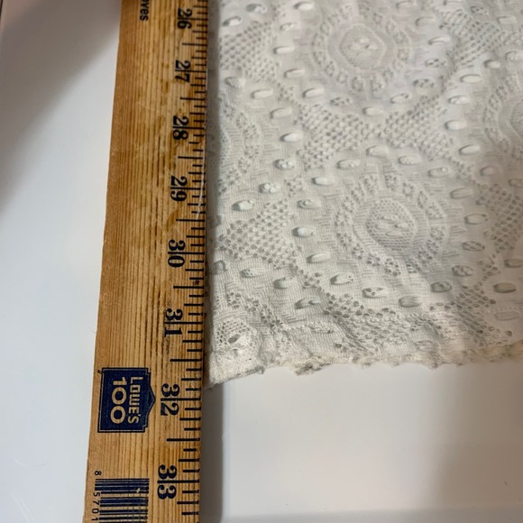 Laundry by Shelli Segal Lace Wide Leg Pants Womens XL White Beach Coverup Boho - Picture 6 of 8